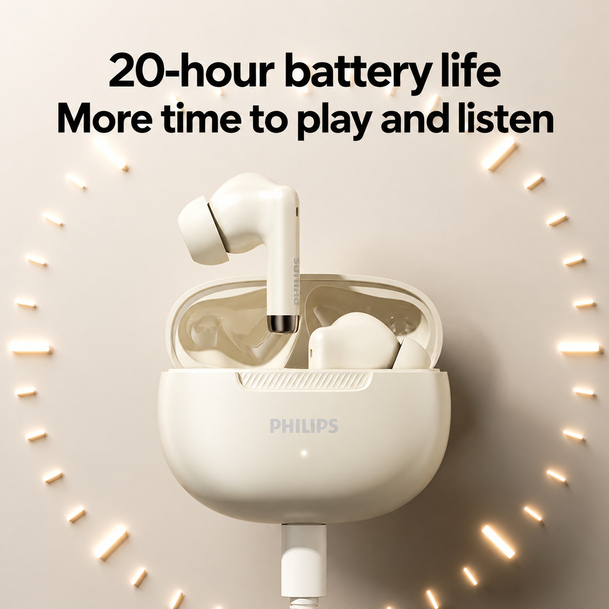 PHILIPS True Wireless Earbuds TAT2020 4