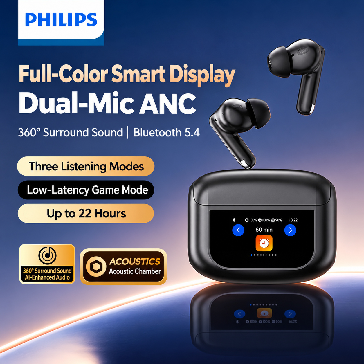 PHILIPS True Wireless Earphones TAT3020 2
