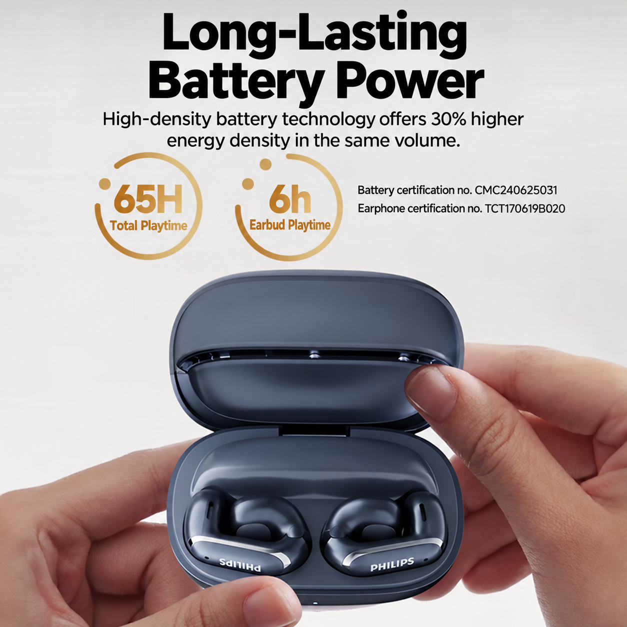 PHILIPS Open-Ear Clip Earphones TAT4459 5