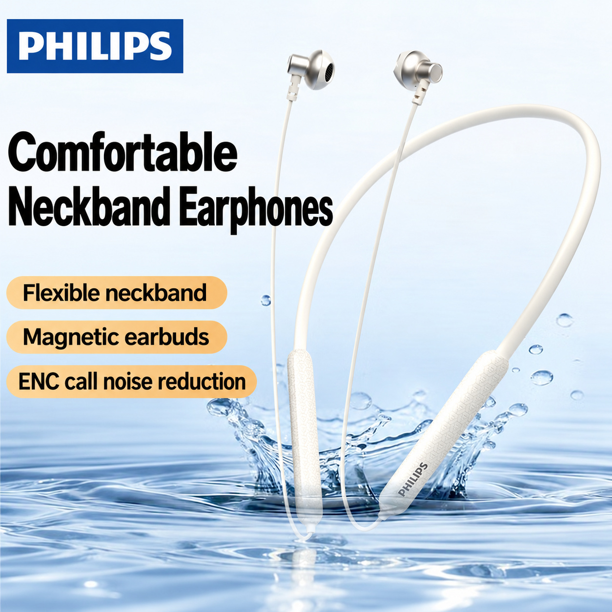 PHILIPS Neckband Earphones TAN1020 4