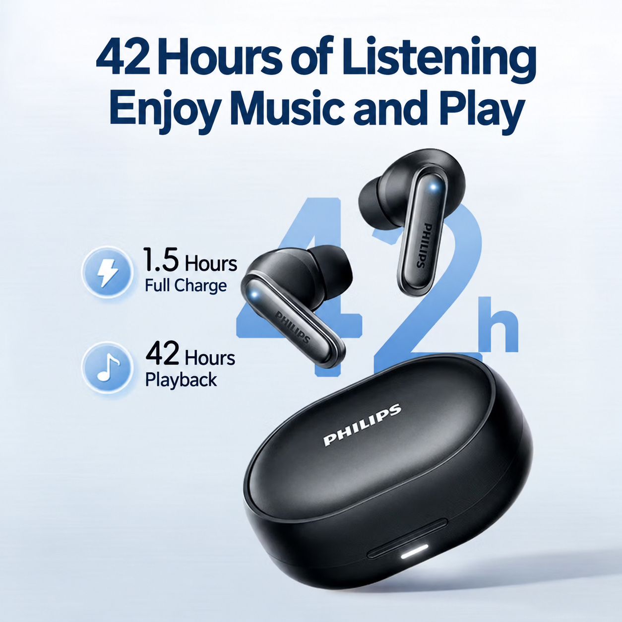 PHILIPS True Wireless Earbuds TAT2120 4