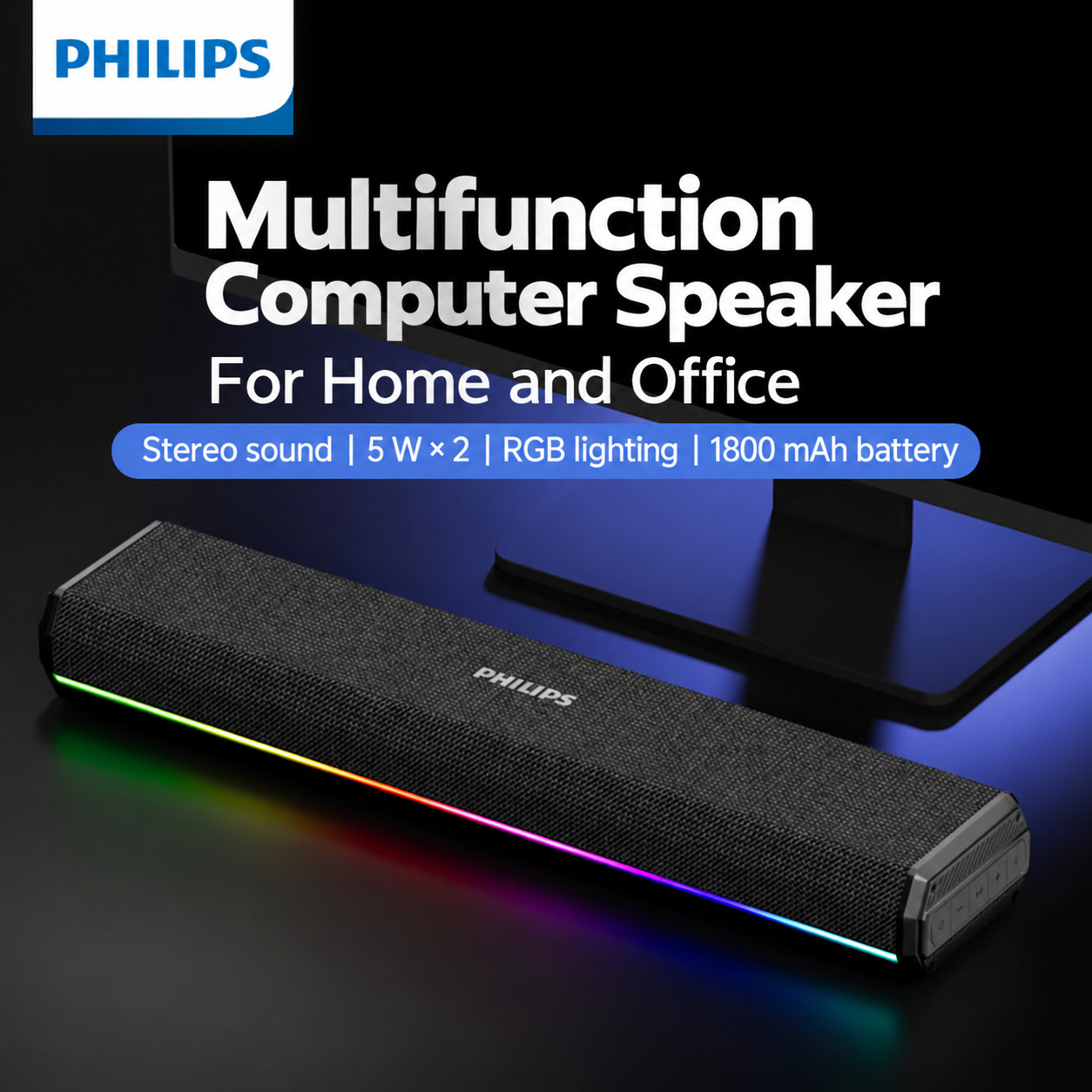 PHILIPS Desktop Speaker SPA3200 4