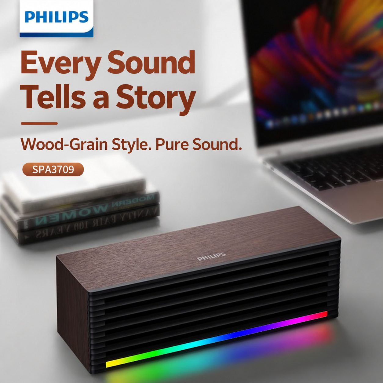 PHILIPS Computer Speaker SPA3709 3