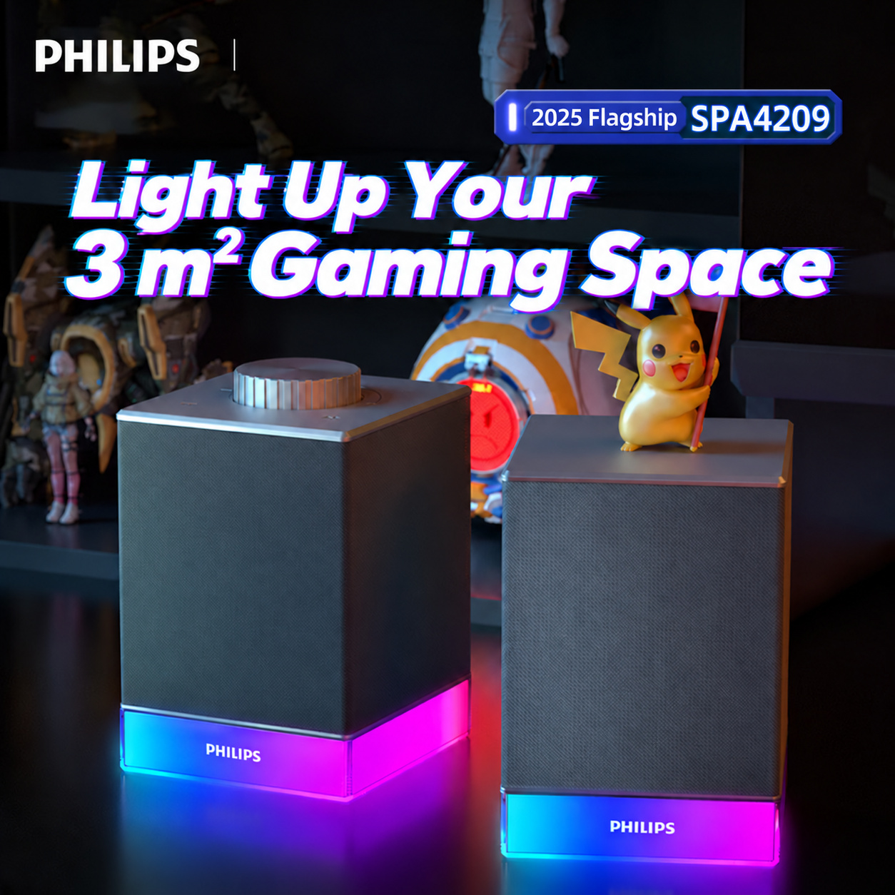 PHILIPS Desktop Speakers SPA4209 2