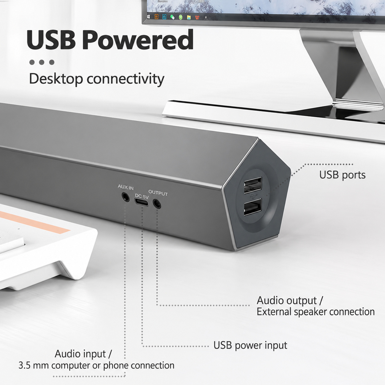 PHILIPS Desktop Speaker SPA520S 2