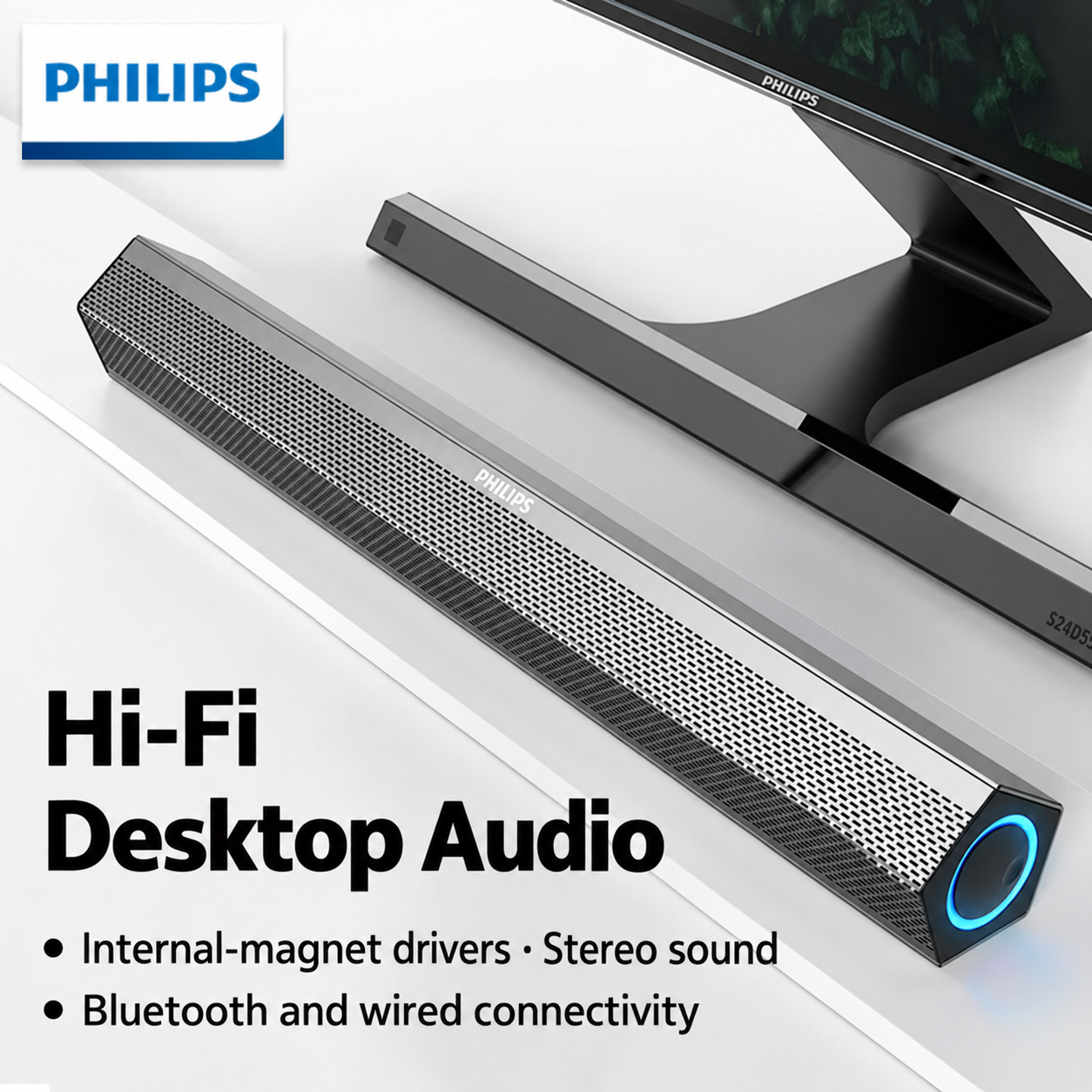 PHILIPS Desktop Speaker SPA520S 5