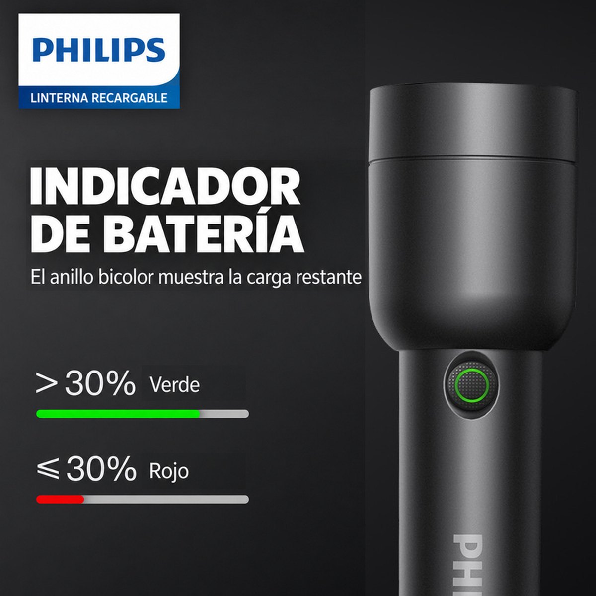 PHILIPS High-Brightness Flashlight SFL1236 5