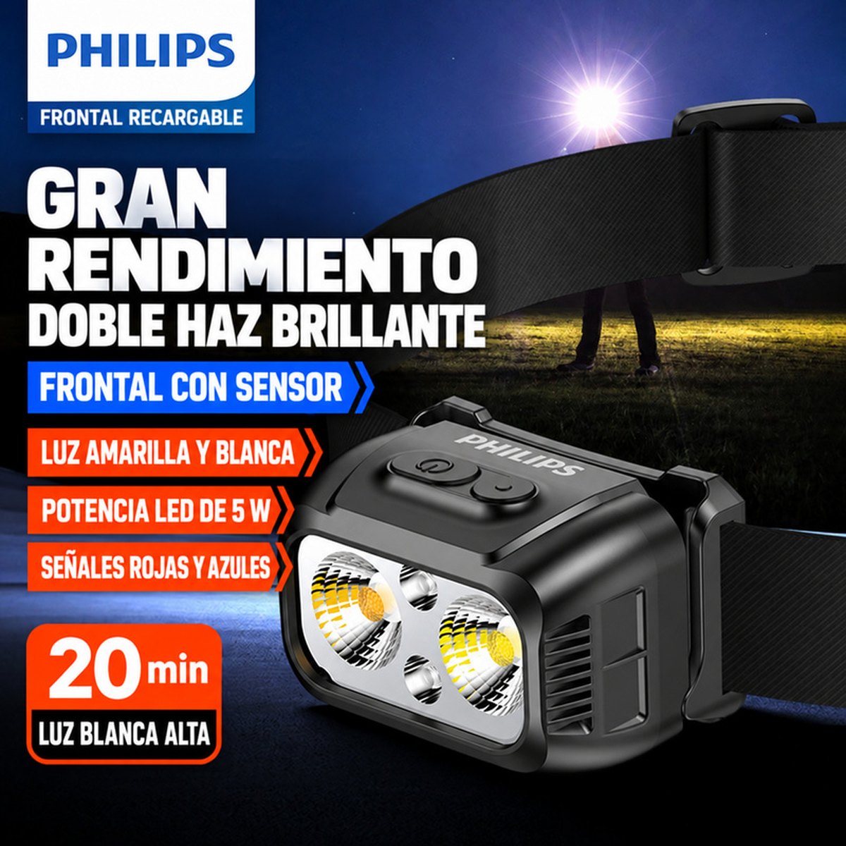 PHILIPS Headlamp SFL1341RH 2