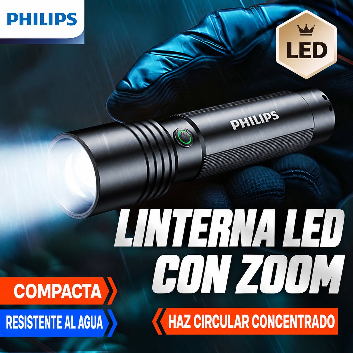 PHILIPS High-Brightness Flashlight SFL2146 4