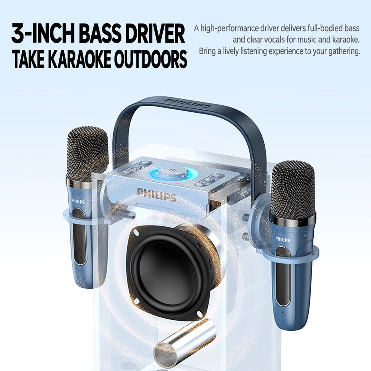 Philips SD128 Compact Karaoke Speaker 3