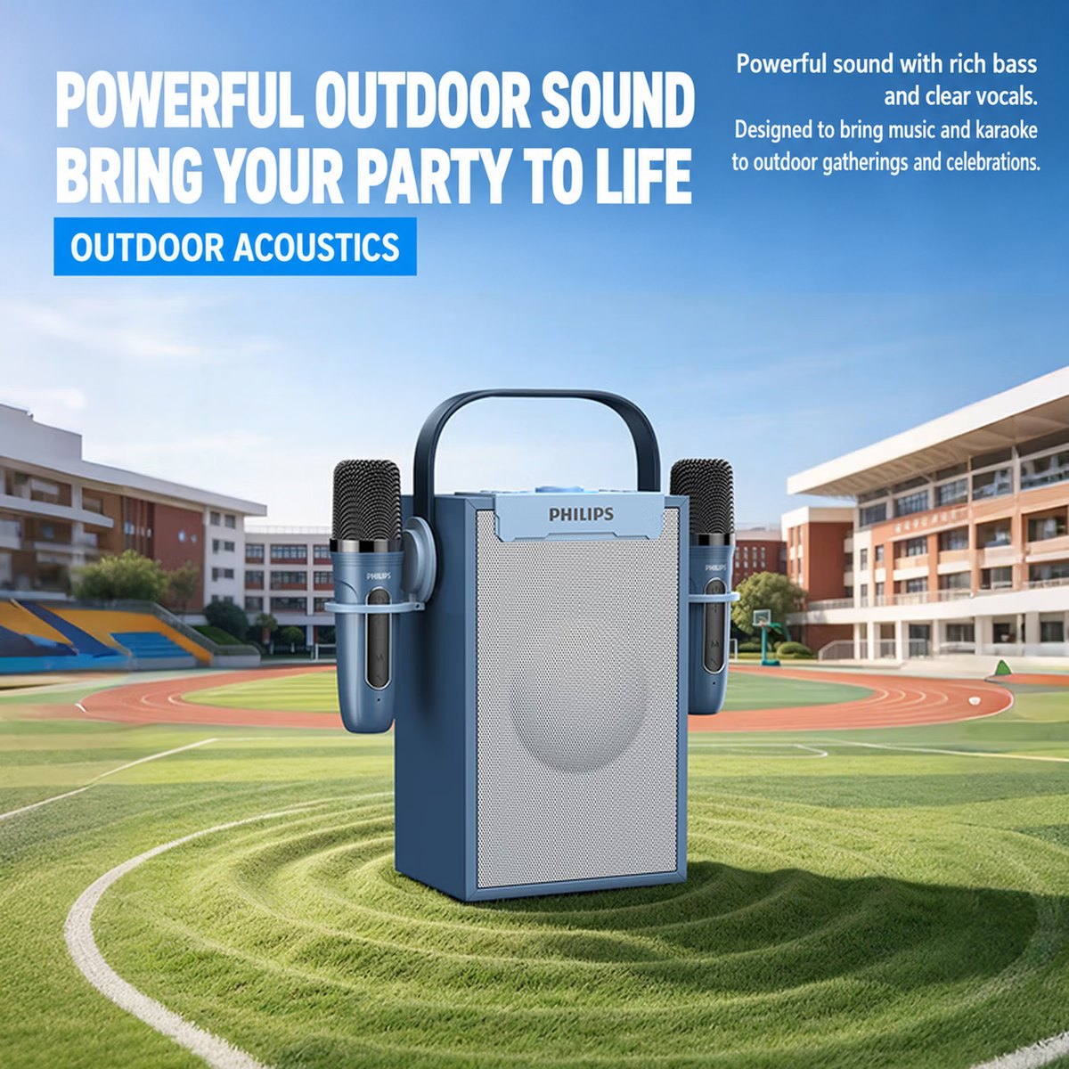 Philips SD128 Compact Karaoke Speaker 5