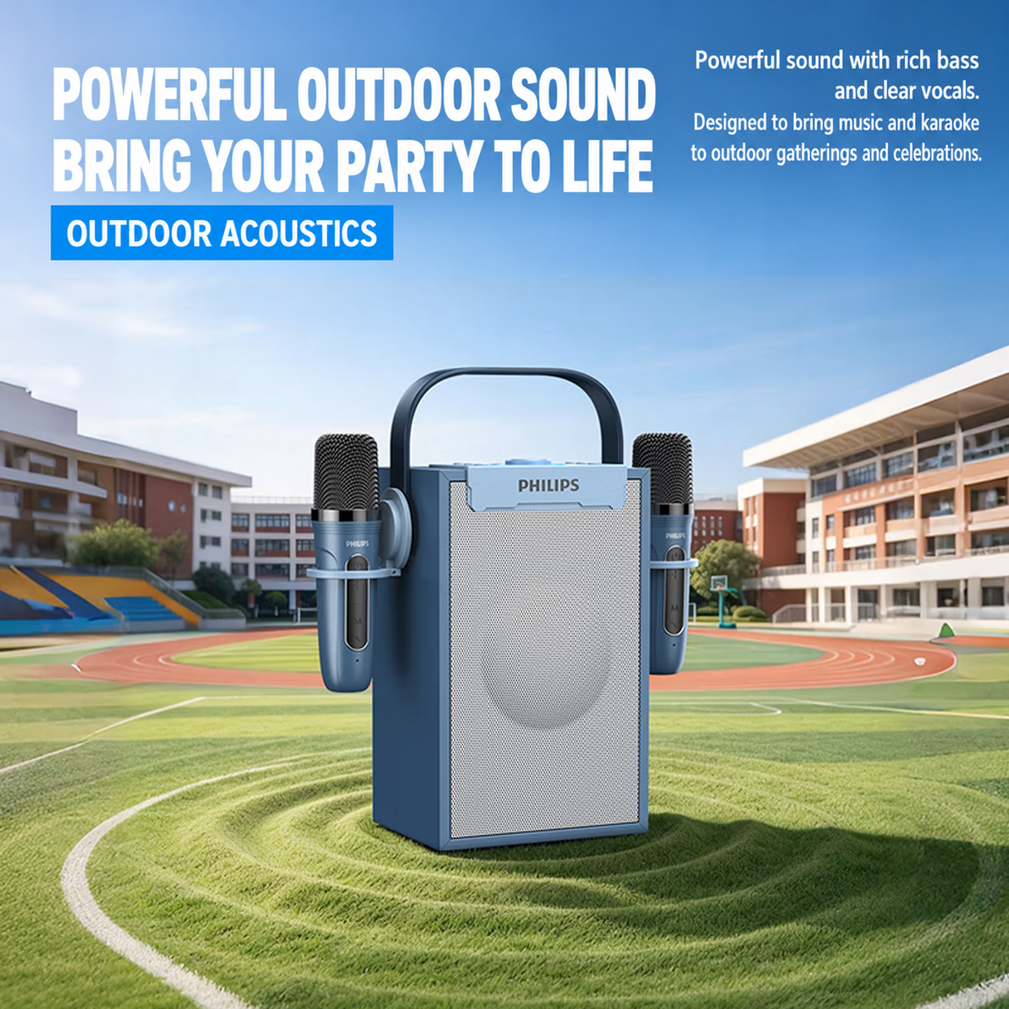 PHILIPS Portable Karaoke Speaker SD128 5