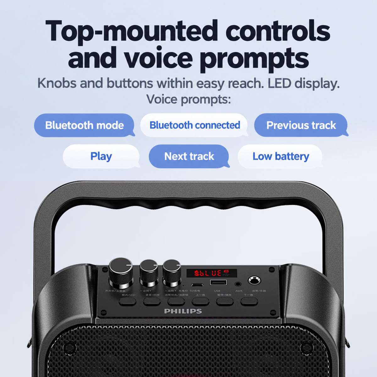 Philips SD110 Karaoke Speaker (1 microphone) 5