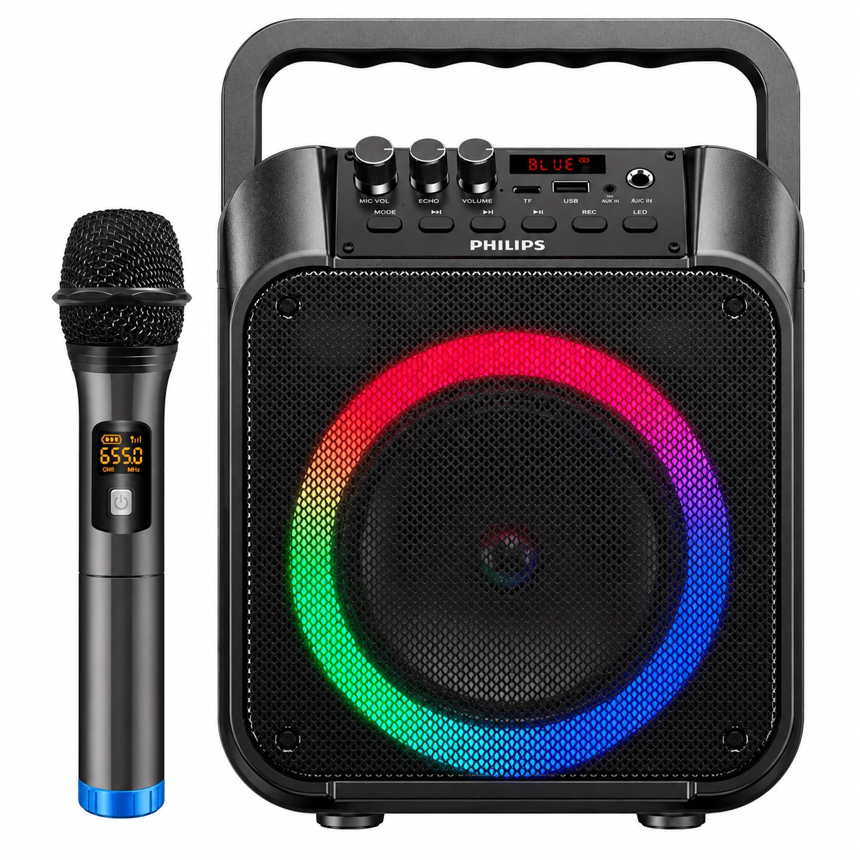 PHILIPS Portable Karaoke Speaker SD110 Handheld microphone edition