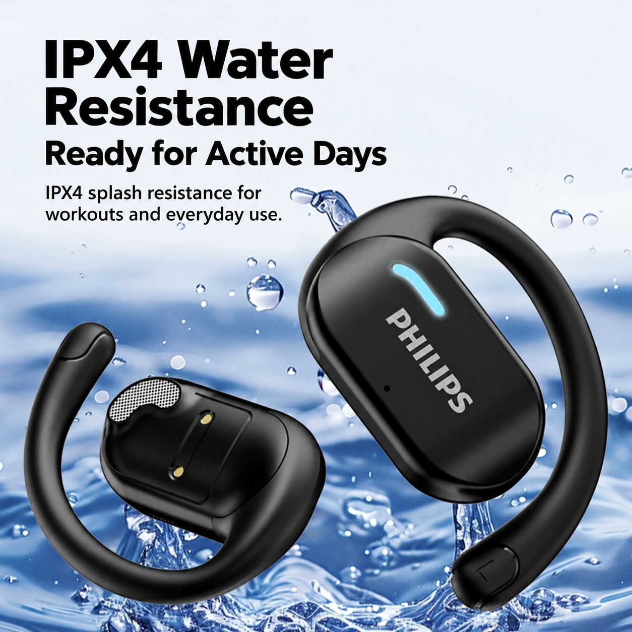 PHILIPS Open-Ear Wireless Earbuds TAT1769 4