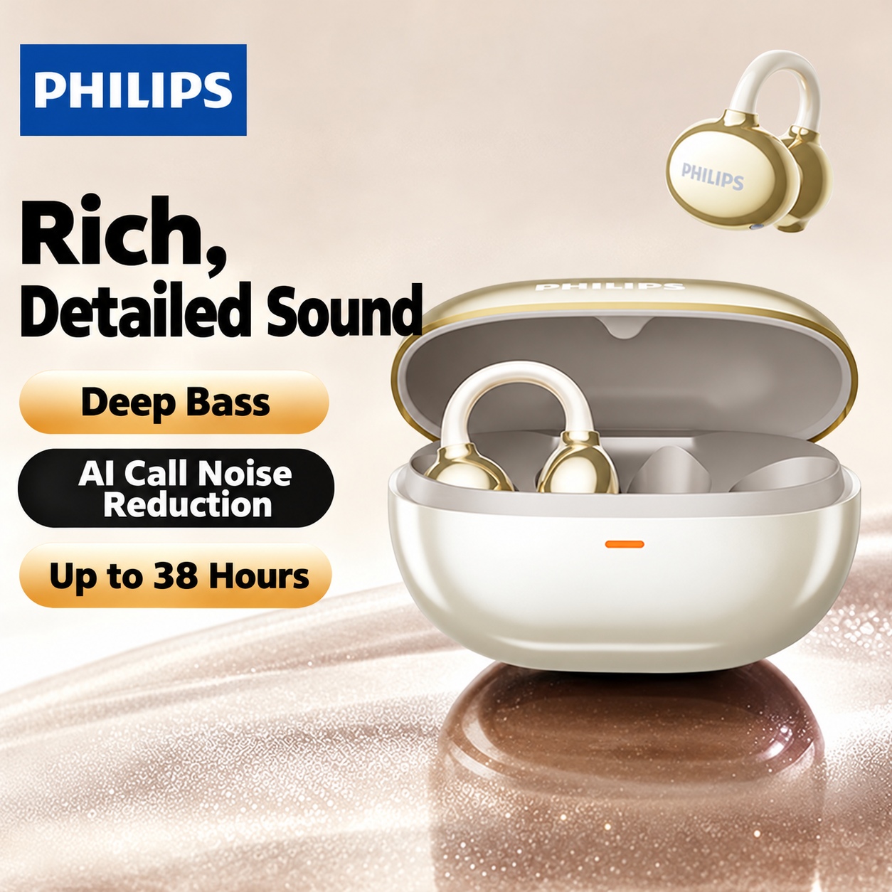 PHILIPS Clip-On Earphones TAT3469 3