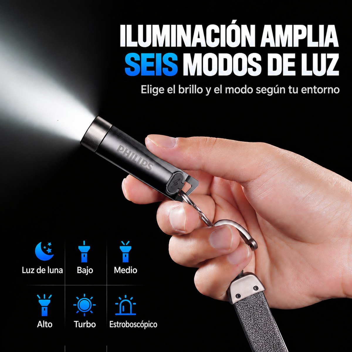 PHILIPS High-Brightness Flashlight SFL1121 5