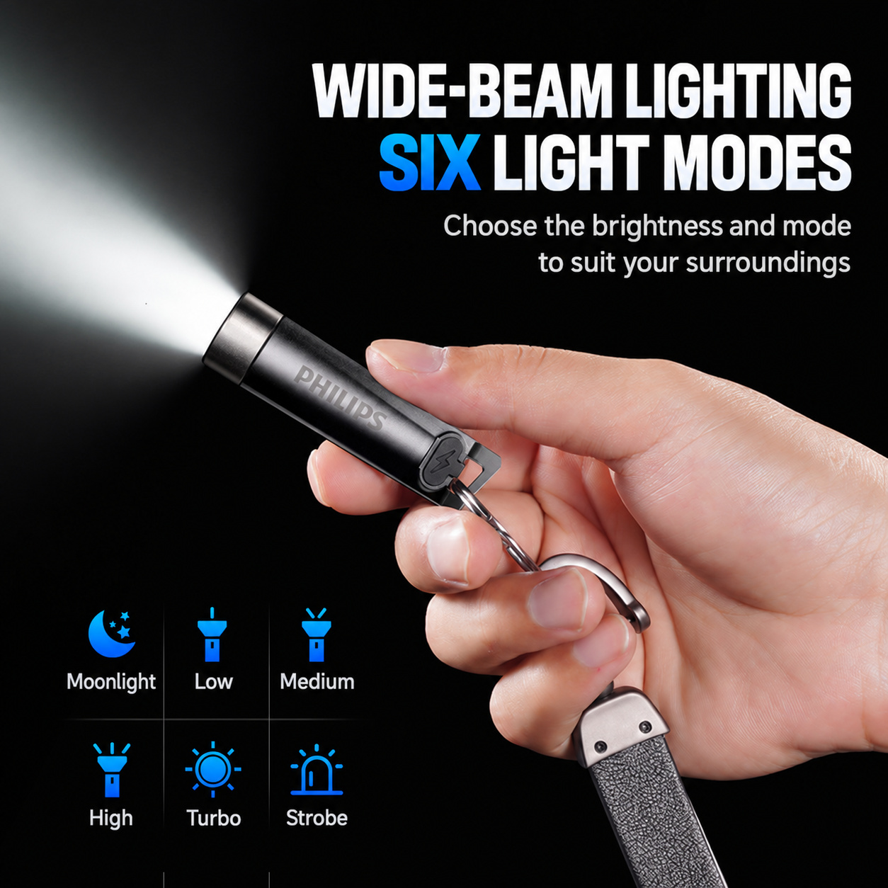 PHILIPS High-Brightness Flashlight SFL1121 3