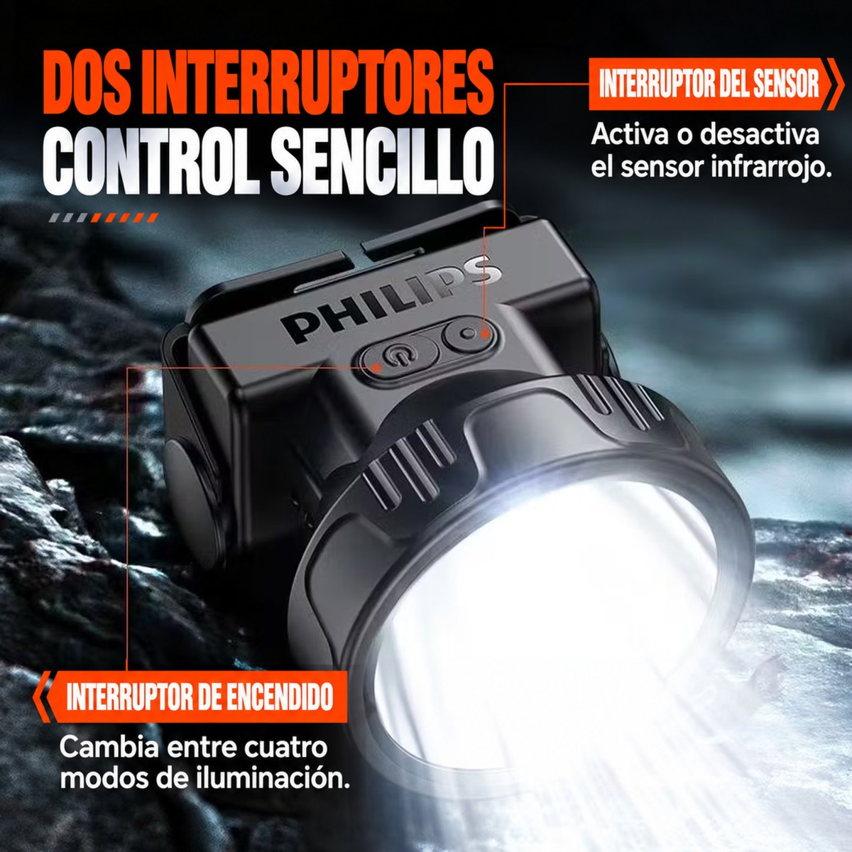 PHILIPS Headlamp SFL1342RH 4
