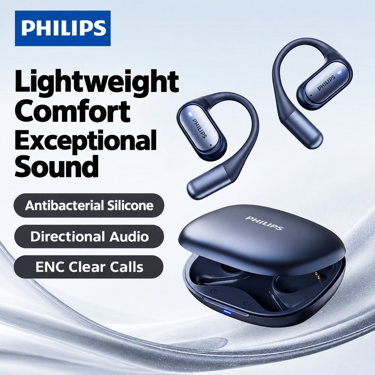 PHILIPS Open-Ear Sports Earphones TAA3719 5
