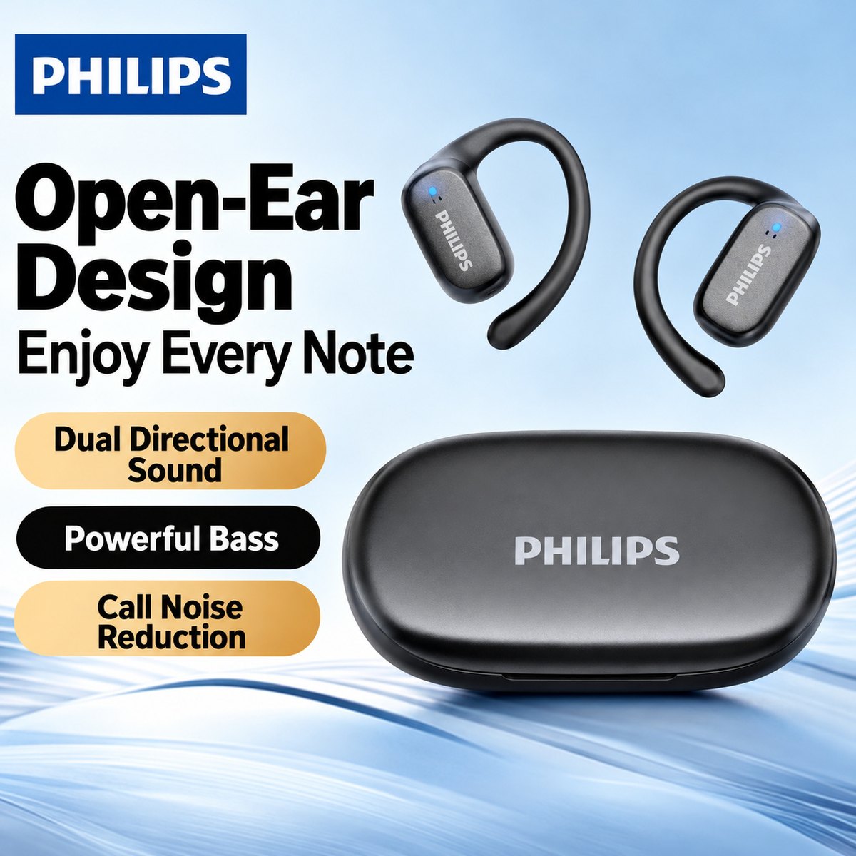 PHILIPS Open-Ear Earphones TAT3708 2