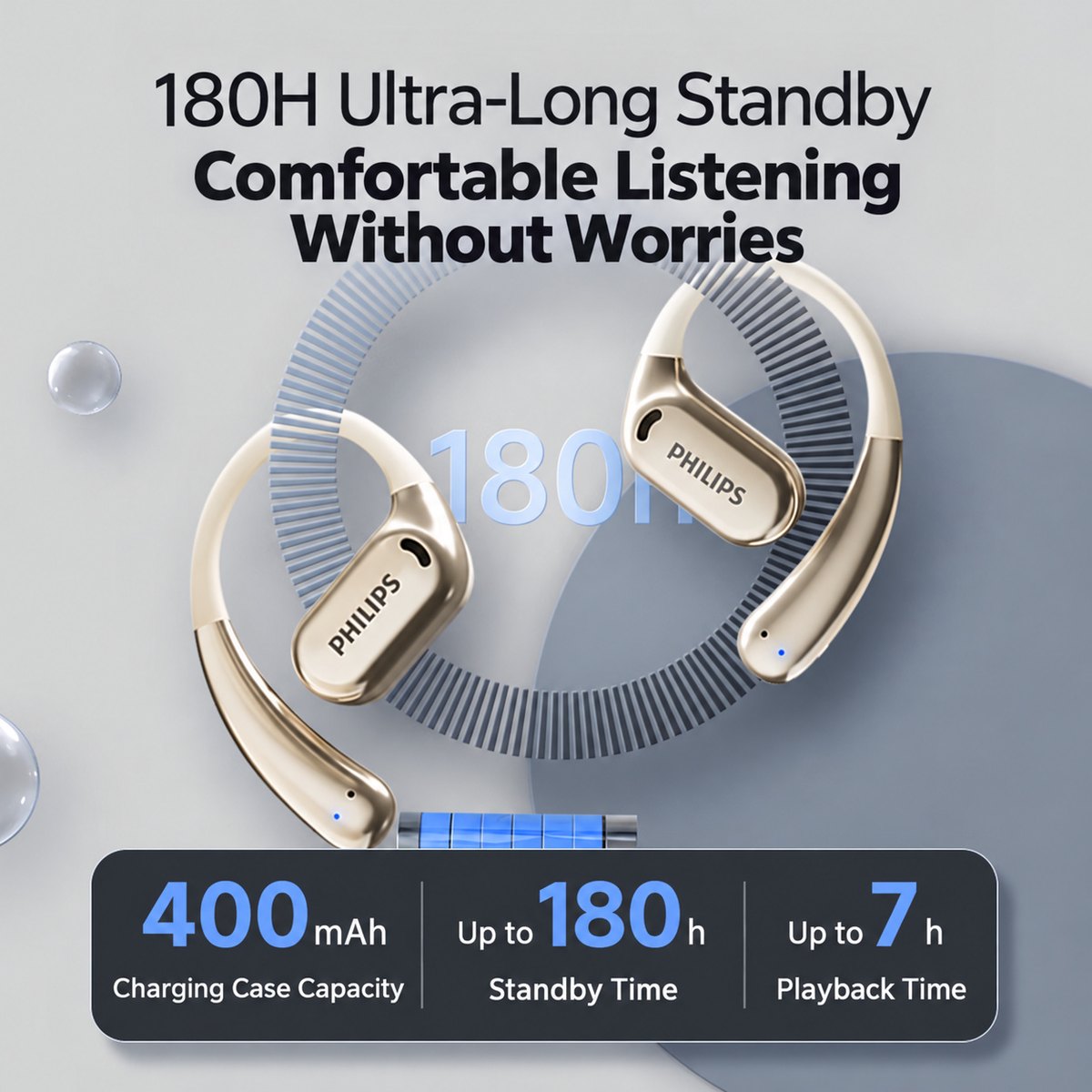 PHILIPS Open-Ear Earphones TAT3739 4