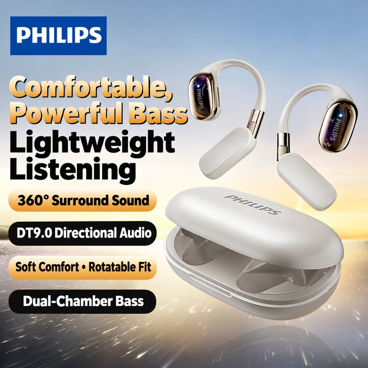 PHILIPS Open-Ear Earphones TAT5739 2