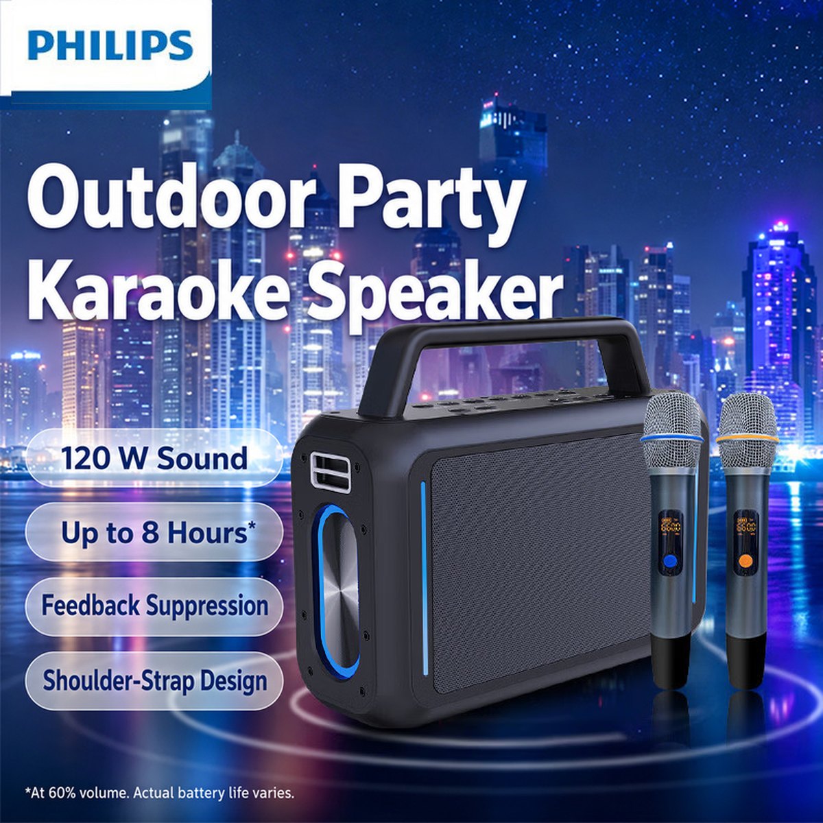PHILIPS Karaoke Speaker SD228 2