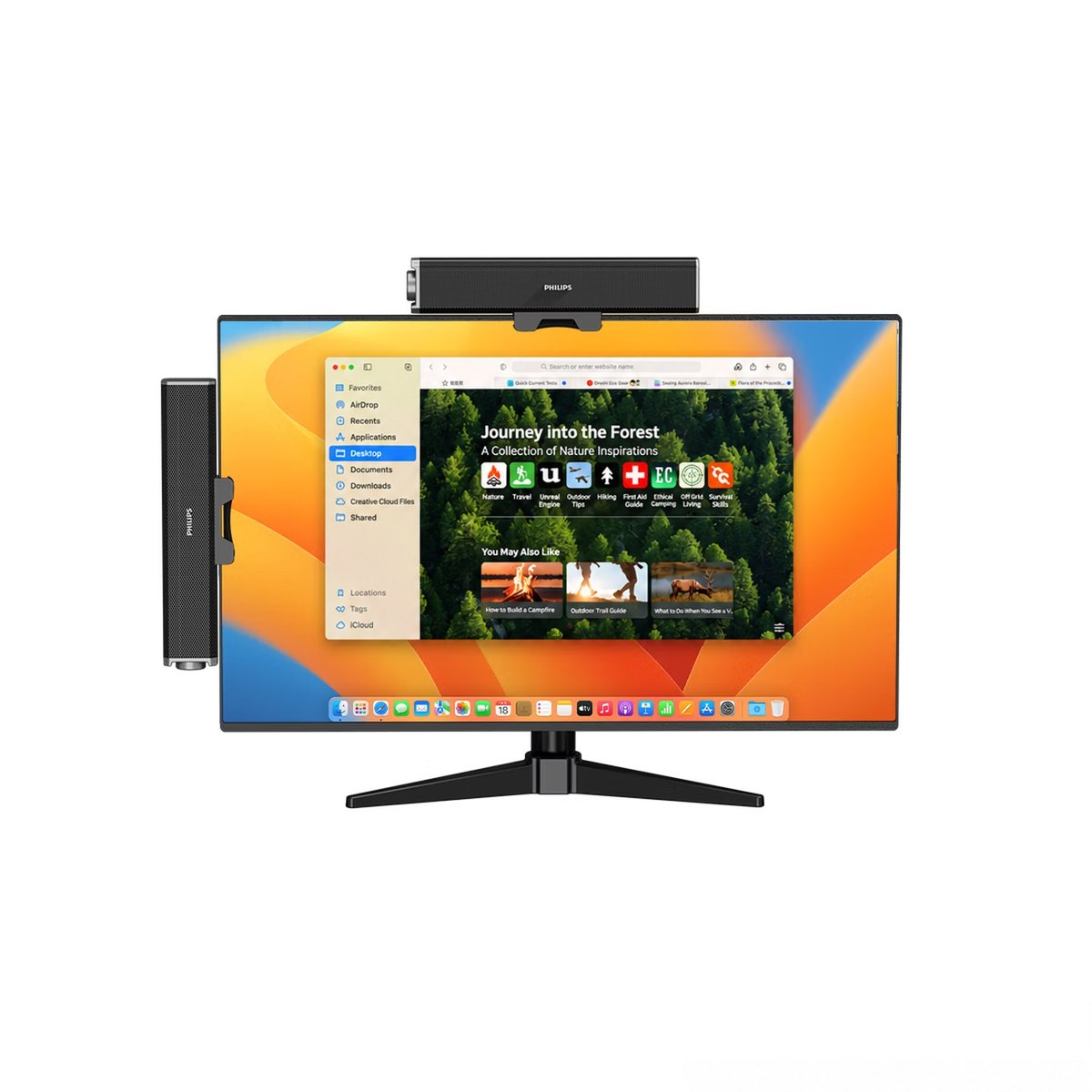 PHILIPS Clip-On Computer Speaker SPA2211 5