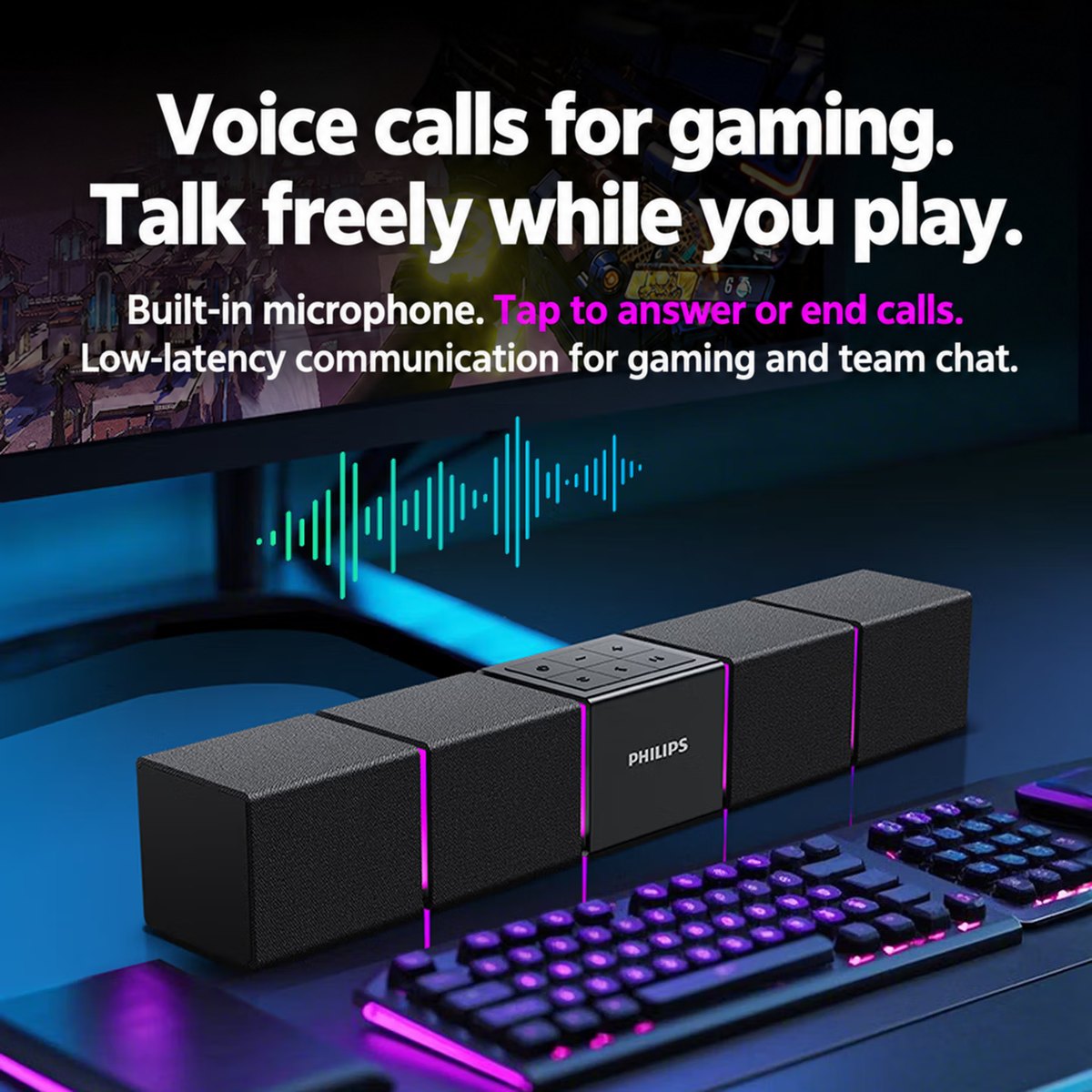 PHILIPS Desktop Gaming Speaker SPA5600 3