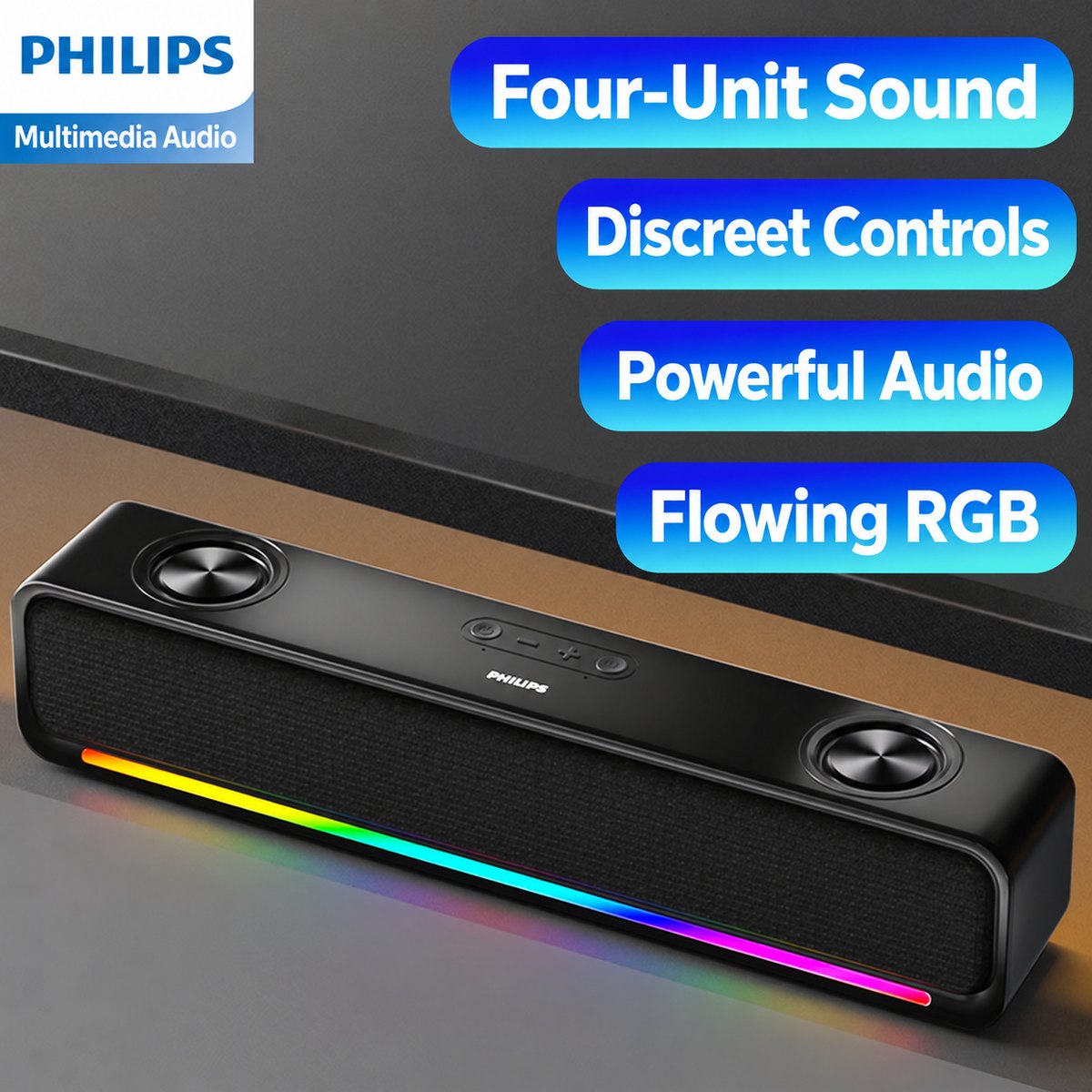 PHILIPS Desktop Speaker SPA6209 2
