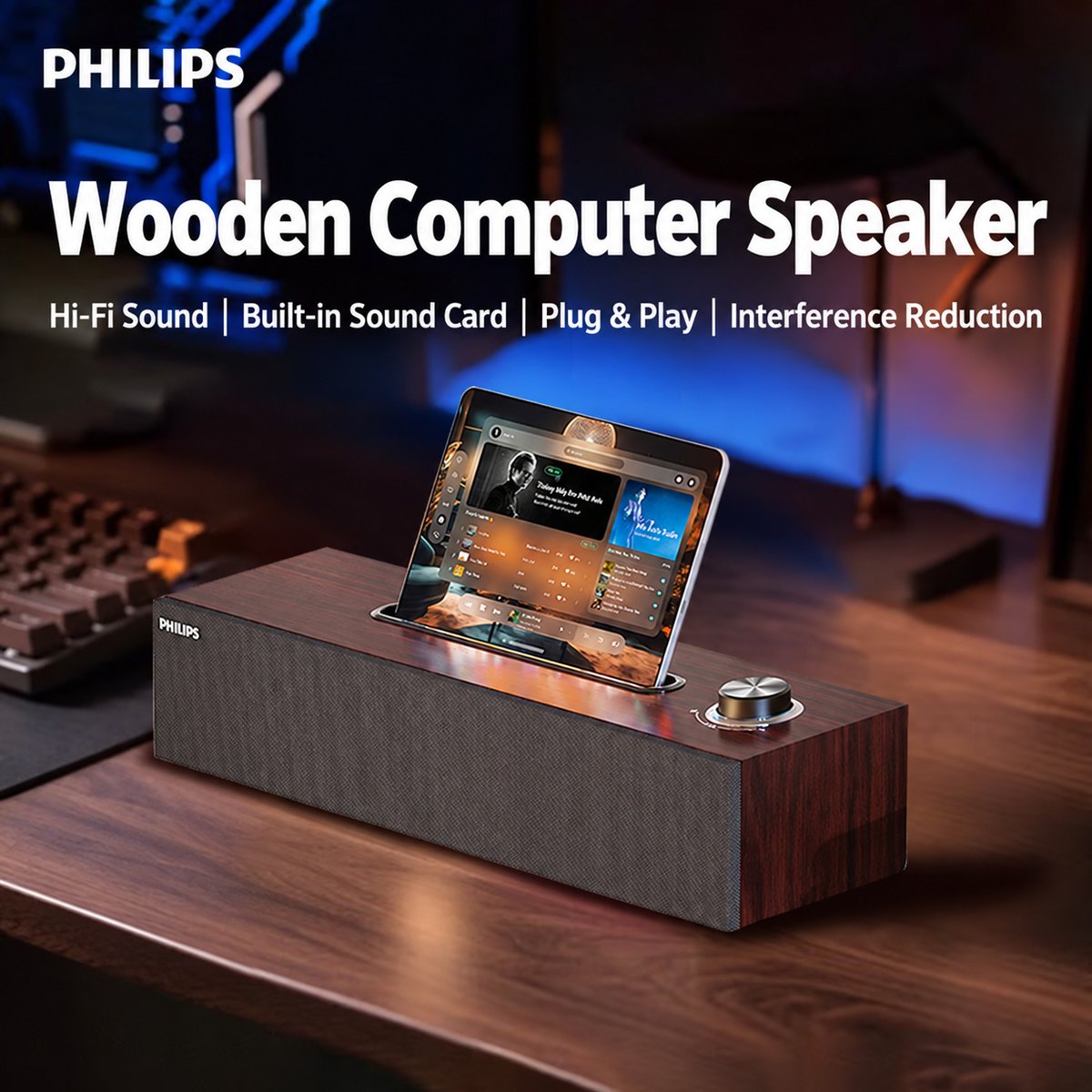 PHILIPS Computer Speaker SPA3808 2