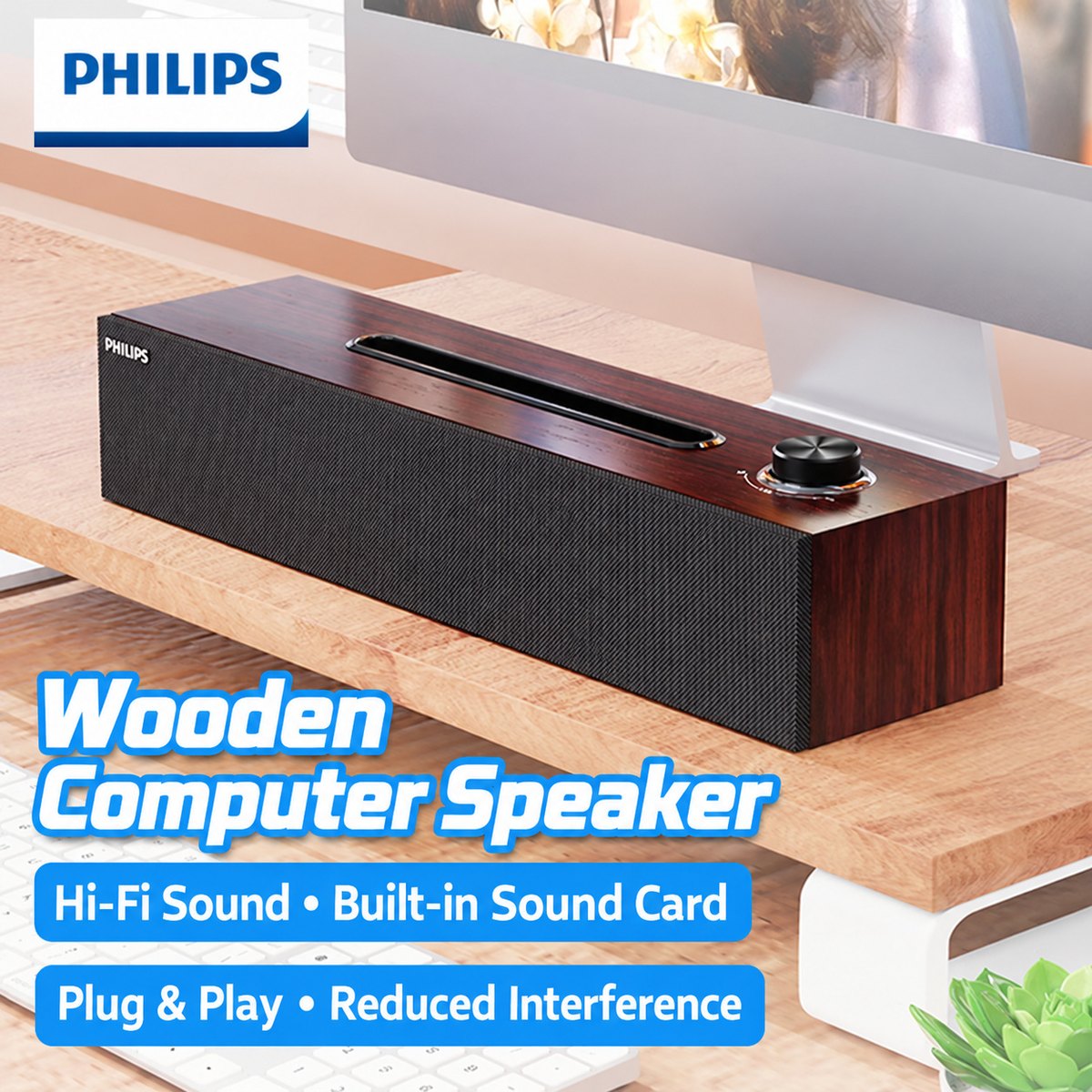 PHILIPS Computer Speaker SPA3808 3