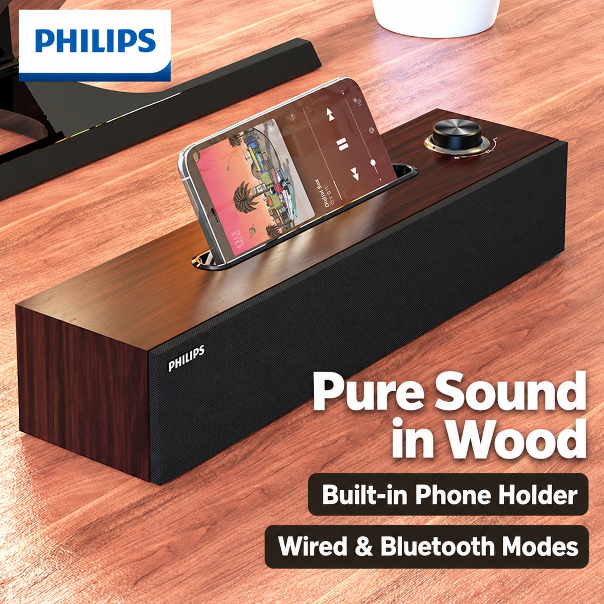 PHILIPS Computer Speaker SPA3808 4