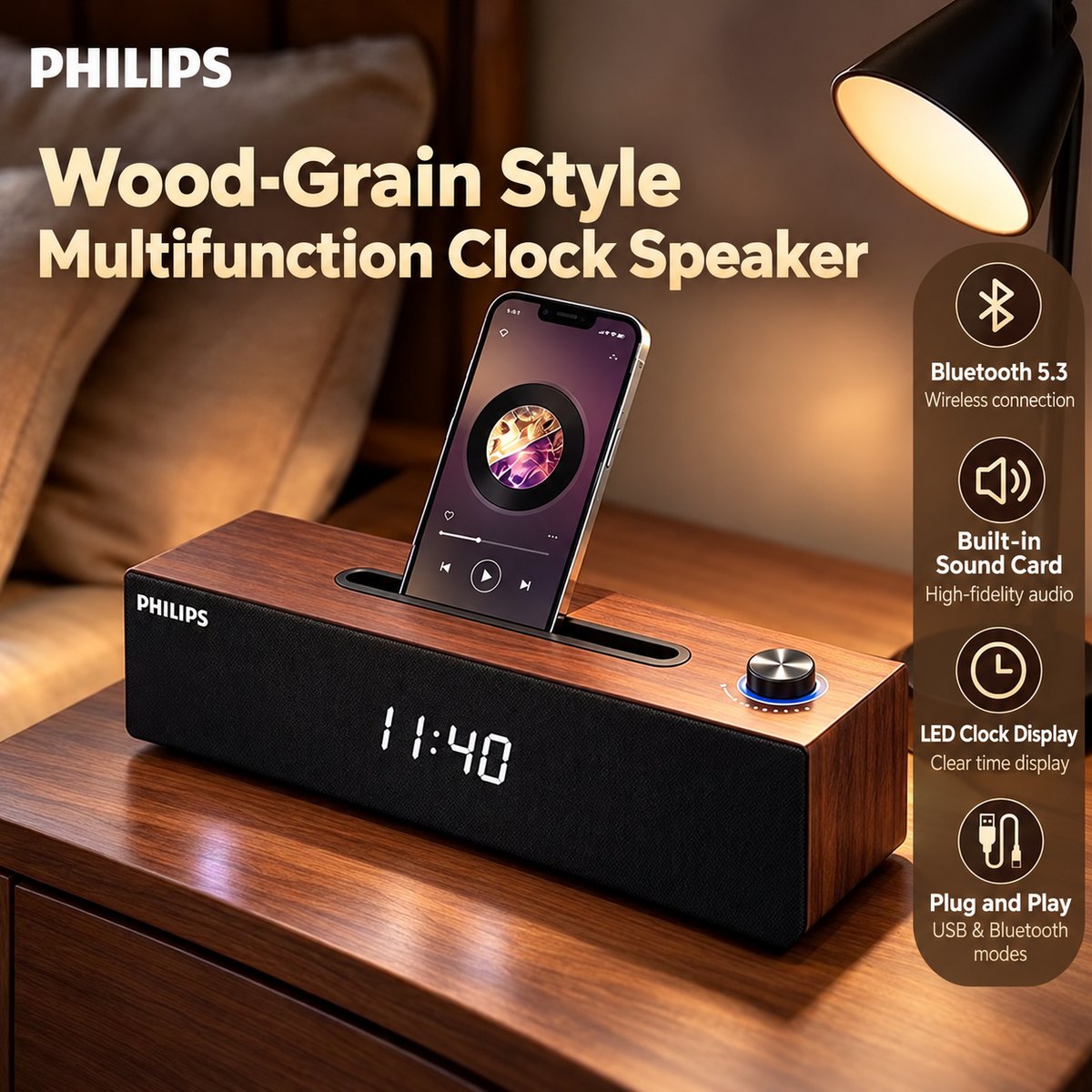 PHILIPS Computer Speaker SPA3809 2