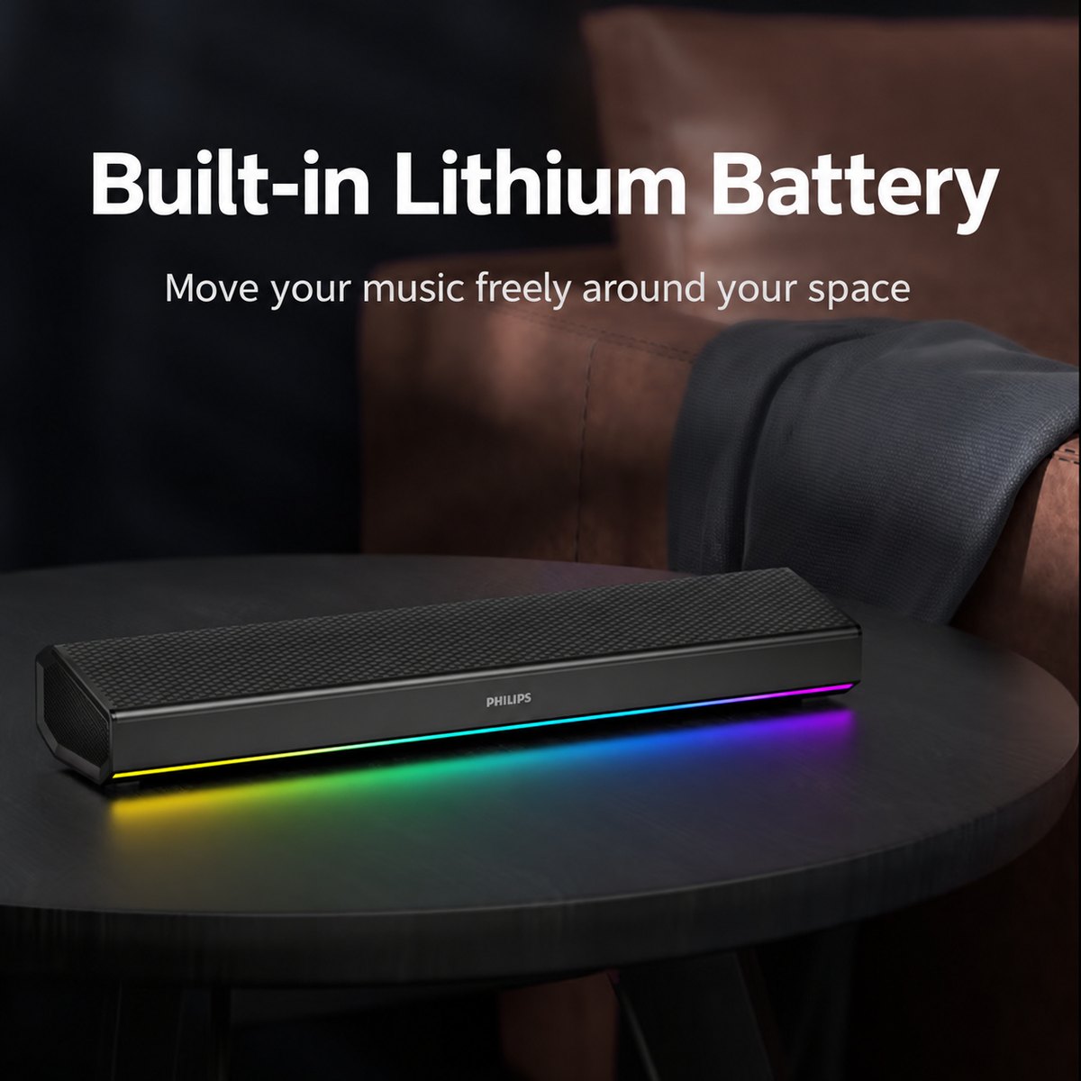 PHILIPS Desktop Bluetooth Speaker SPA5109 4