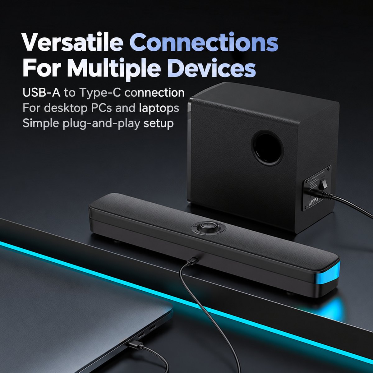 PHILIPS Gaming Speaker System SPA6120 5