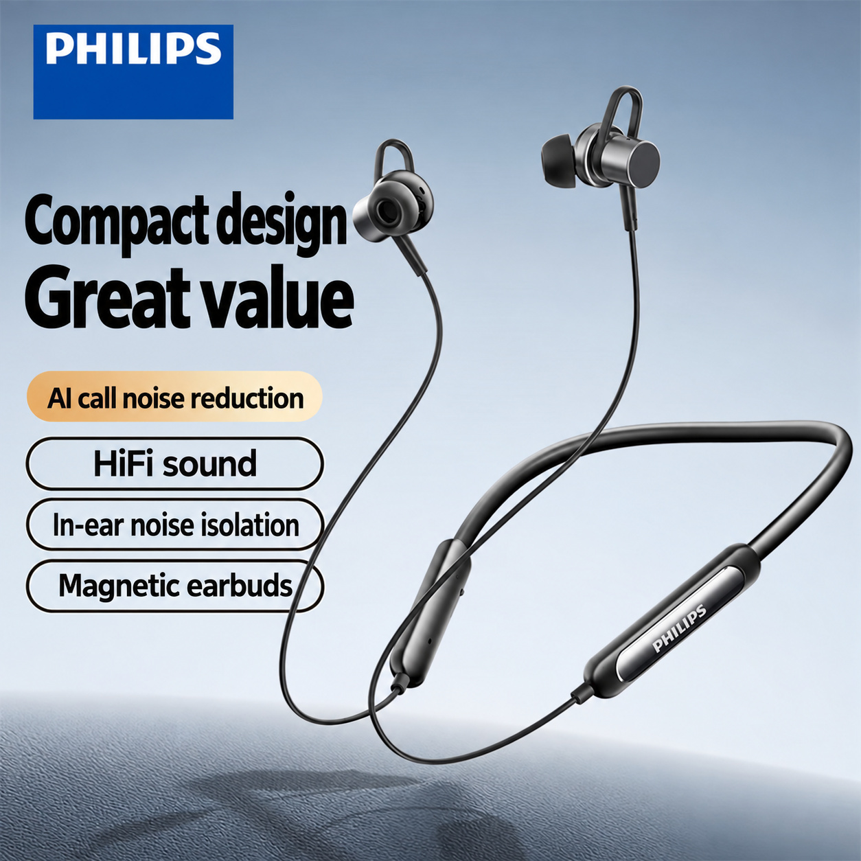 PHILIPS Neckband Earphones TAN1120 2