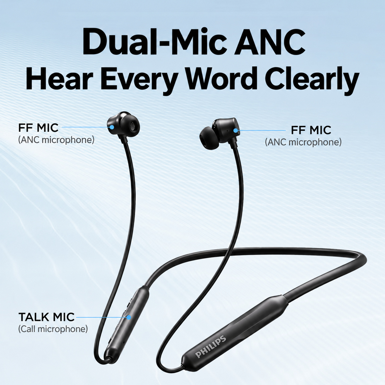 PHILIPS Neckband Earphones TAN2020 3